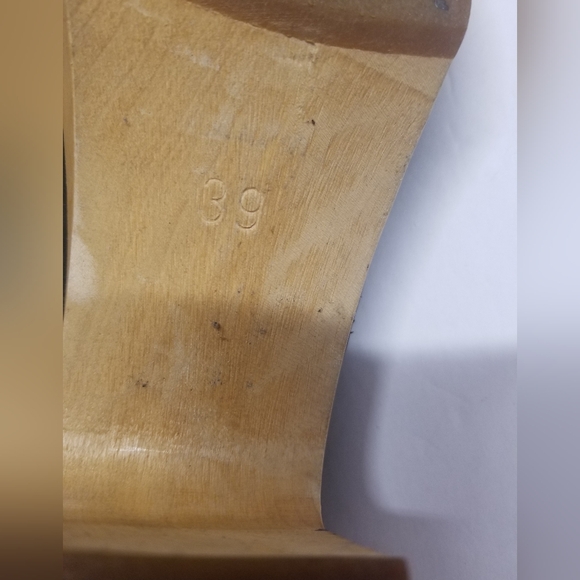 Swedish Hasbeens Black Clogs Sz 39 - Picture 6 of 9